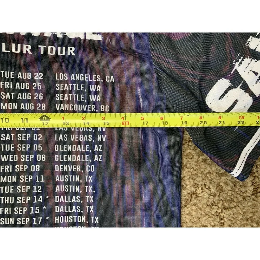 Drake 21 Savage It's All A Blur Tour Baseball Jersey Small Button Up‎ Hip Hop